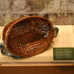 Cedar basket at museum