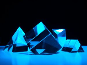 assorted crystal prisms